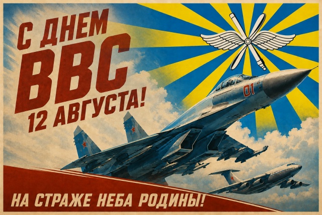 Поздравляем с Днем Военно-воздушных сил !