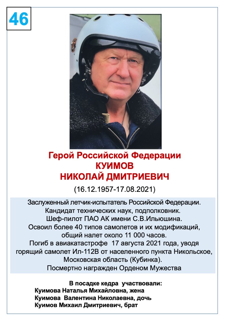 Куимов Николай Дмитриевич