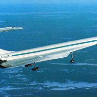 Ту-144 в полёте