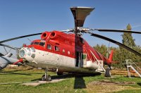 Вертолёт МИ-6 на стоянке ЦМ ВВС