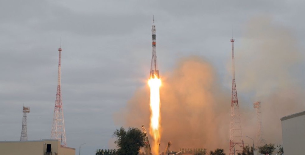 19 октября 2016 года успешно стартовала ракета с транспортным пилотируемым кораблем «Союз МС-02»